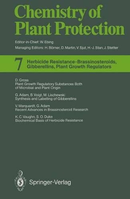 Herbicide Resistance: Brassinosteroids, Gibberellins, Plant Growth Regulators