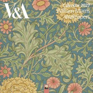 V&A: William Morris Wallpapers Wall Calendar 2027 (Art Calendar)