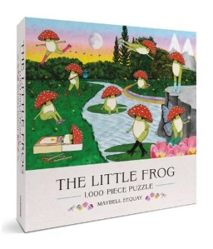 The Little Frog 1,000-Piece Puzzle: An Official Jigsaw Puzzle Illustrated by Maybell Eequay