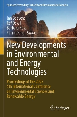 New Developments in Environmental and Energy Technologies: Proceedings of the 2023 5th International Conference on Environmental Sciences and Renewable Energy